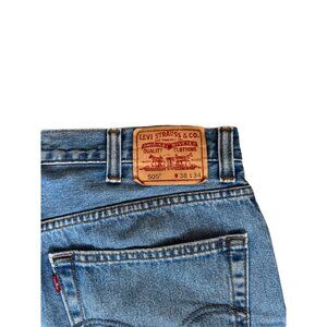 Levi's 505 Jeans Straight Leg Regular Fit Levi's Blue Denim Men's Size 38 Light